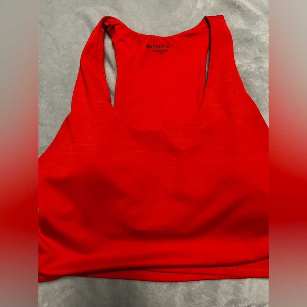 BRIGHT ORANGE ATHLETIC TOP